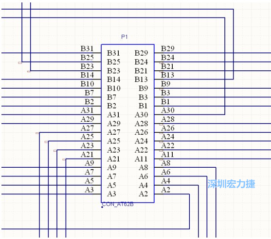 雙擊 1.SchDoc，文件可以被正常打開，下圖是其中的一部分：